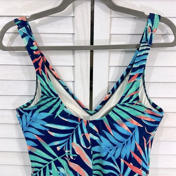 Maxine Of Hollywood Swimdress Size 16 Empire Waist - Picture 7 of 12